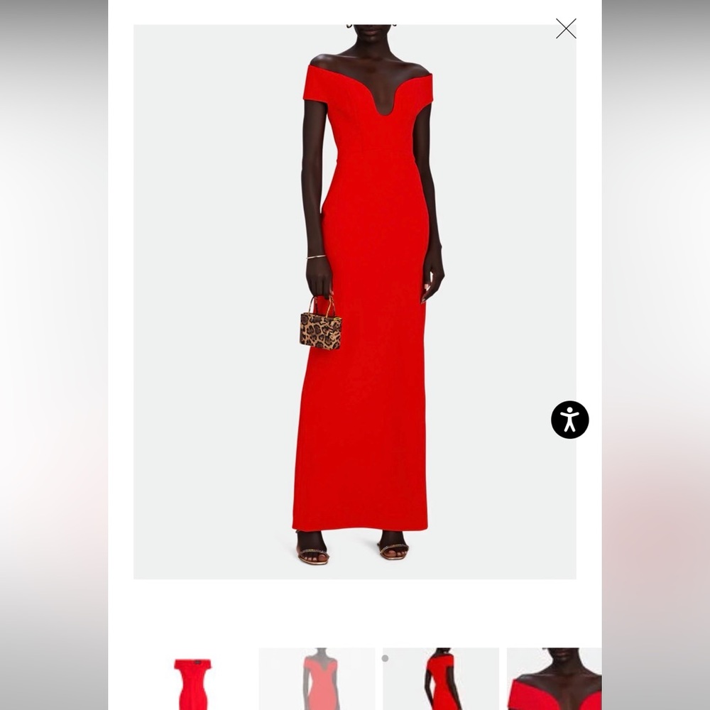 Solace London designer gown in perfect condition.